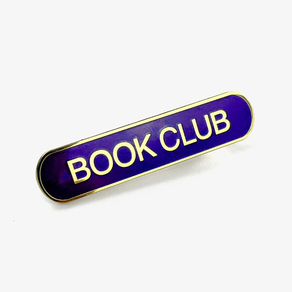 Book Club Enamel Badge