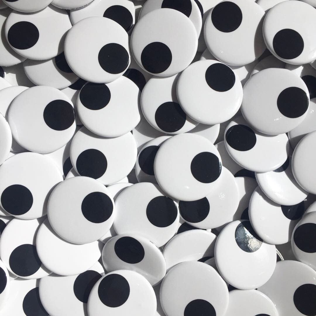 Free Limited Edition Eye Badges by Hey Studio