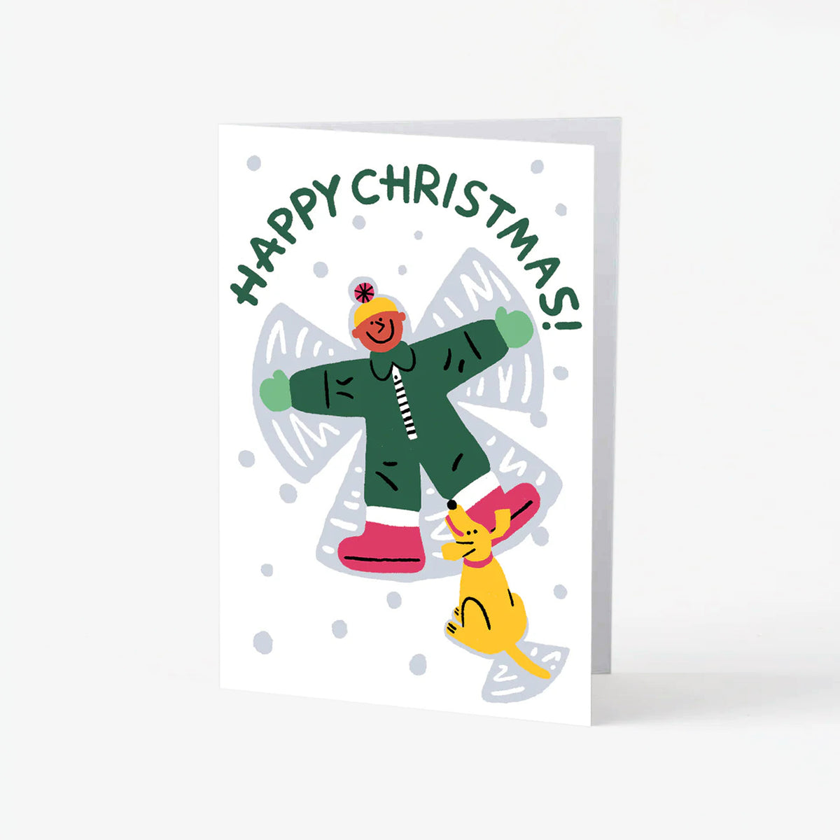 Happy Christmas Snow Angel
