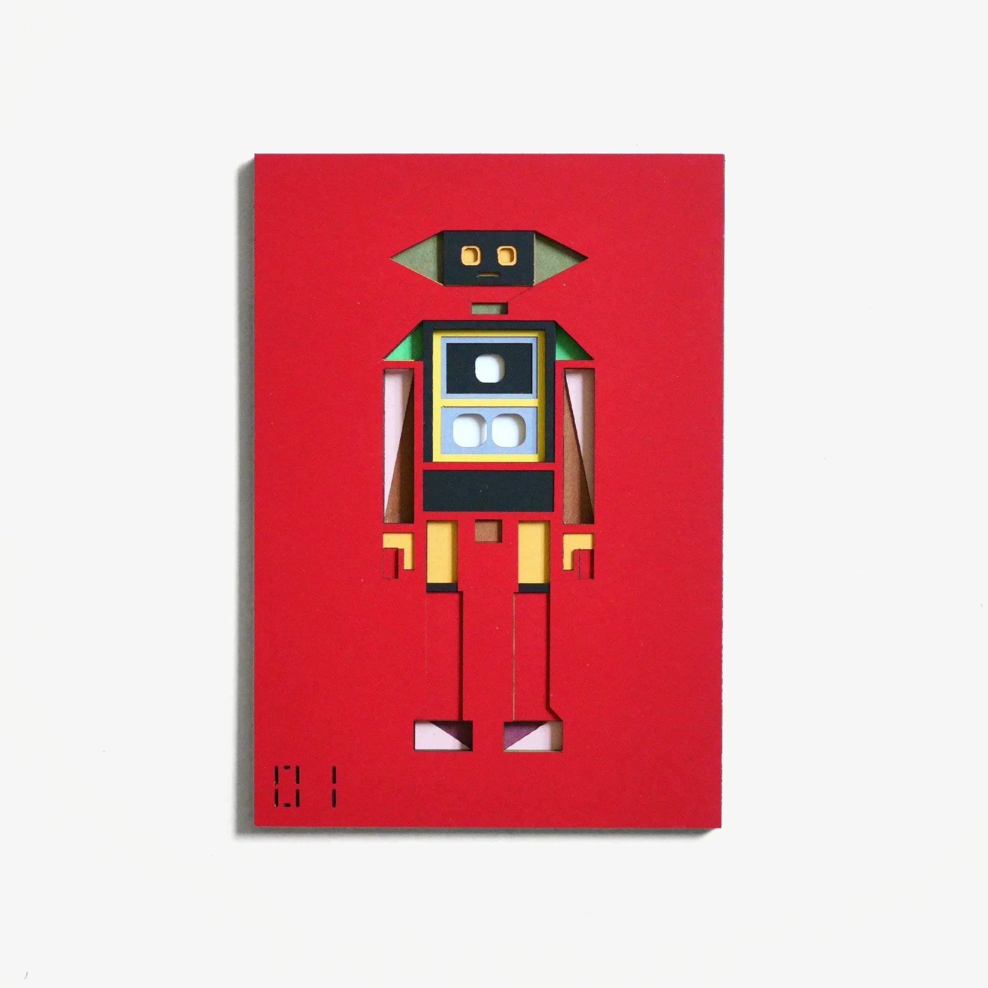 Robot and Rocket #0001