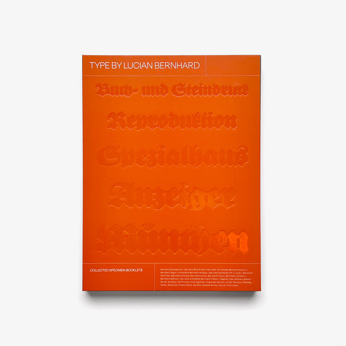 Type by Lucian Bernhard: Collected Specimen Booklets