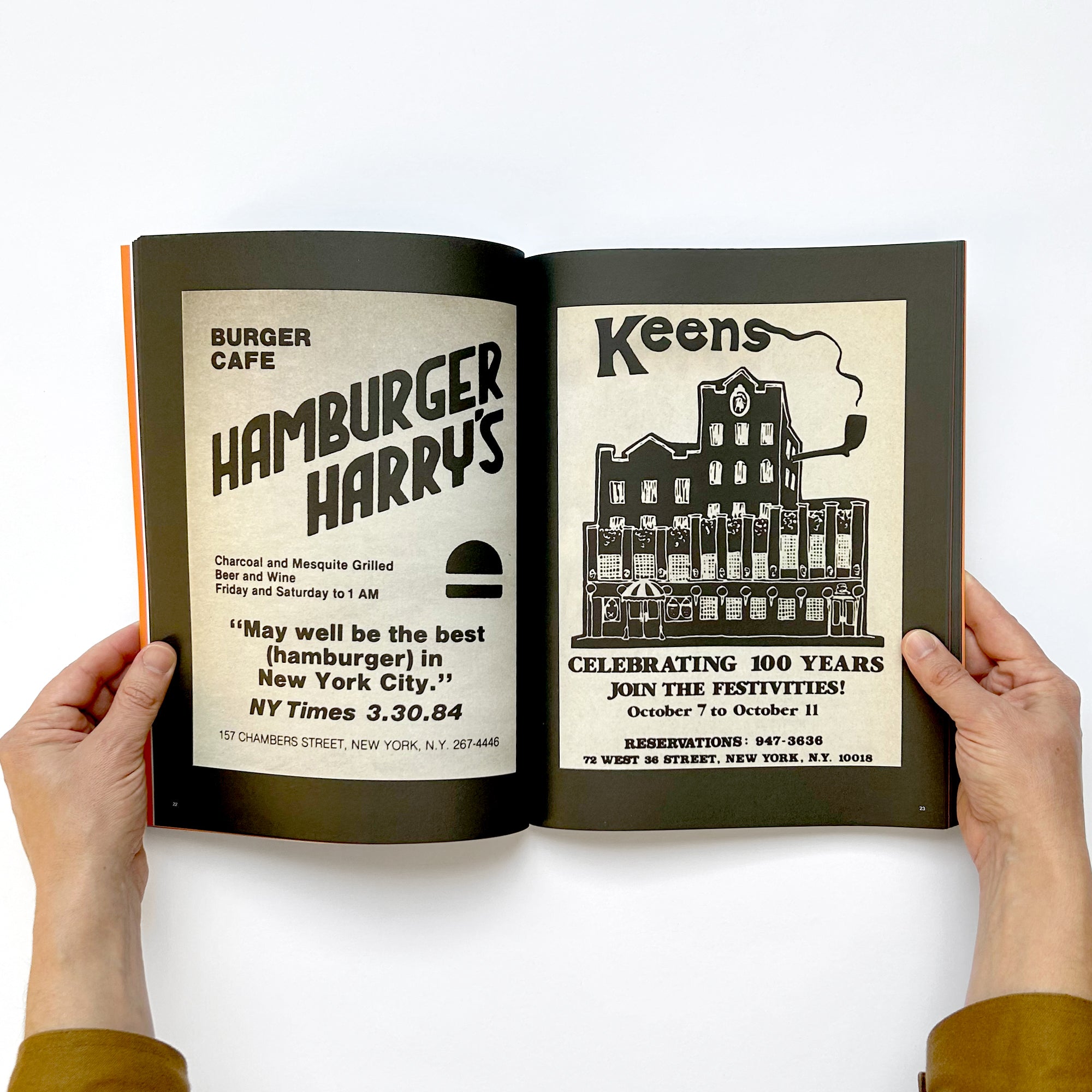 NYC Restaurant Ads, 1983-1998