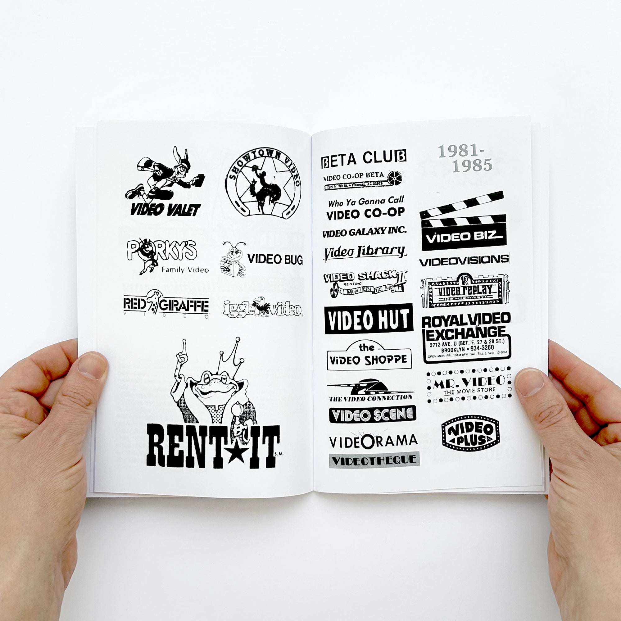Videoland: A Visual Catalog of American Video Store Logos, 1980-1995