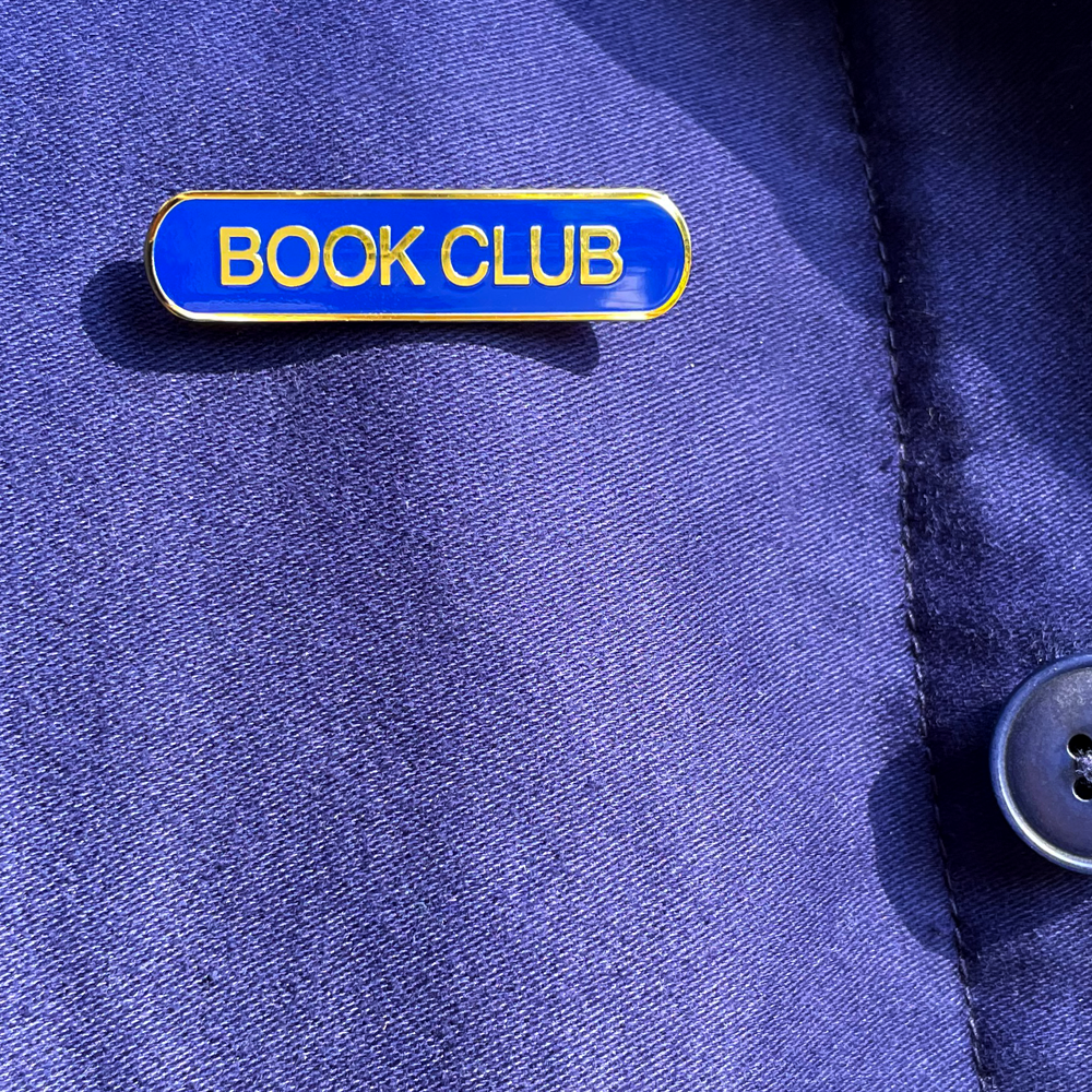 Book Club Enamel Badge