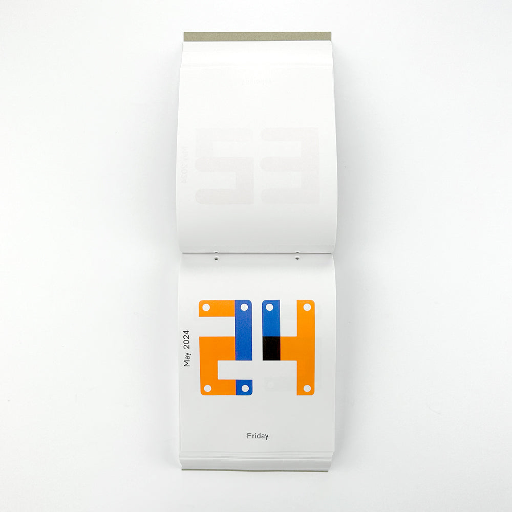 Karel Martens Calendar 2024 / Every day is a new day COUNTERPRINT