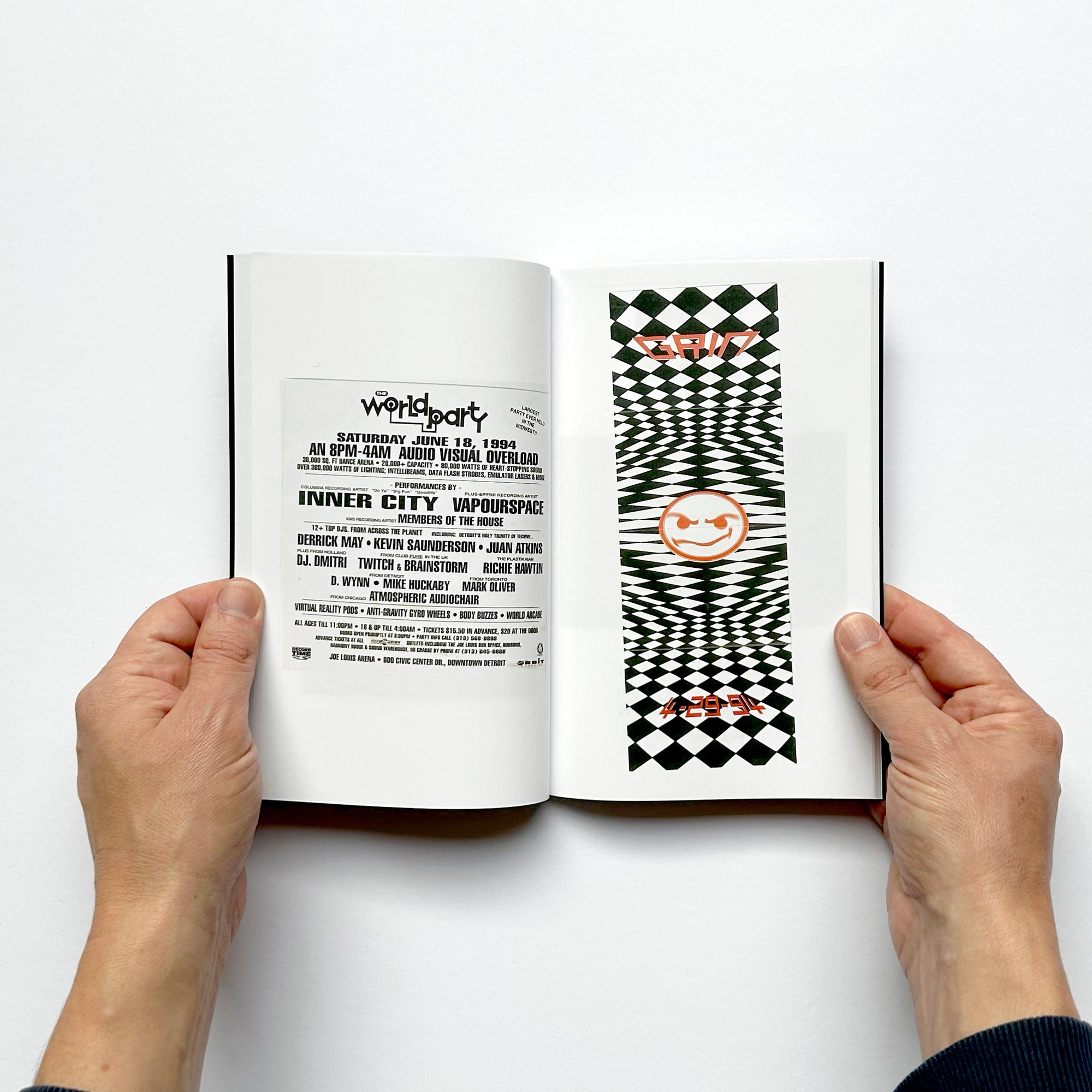 Detroit Rave Flyers 1993 - 1999