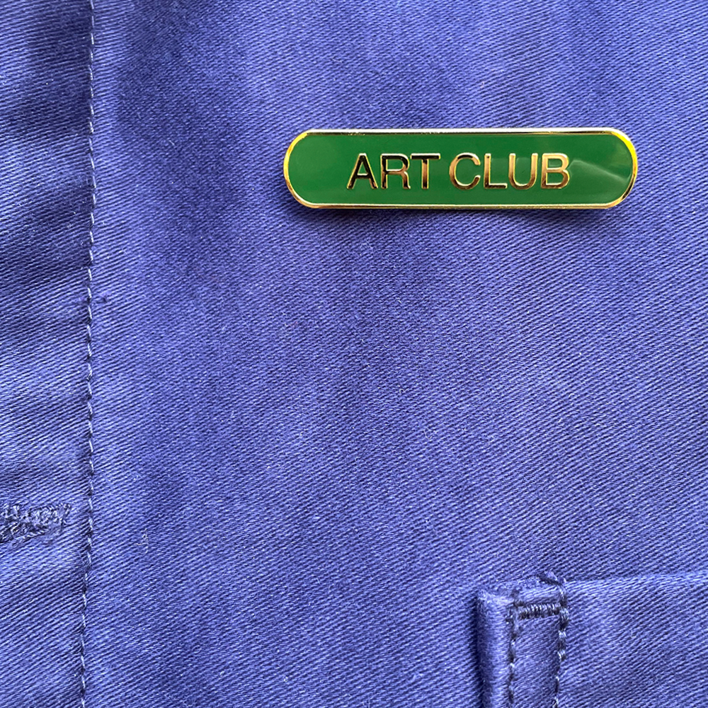 Art Club Enamel Badge