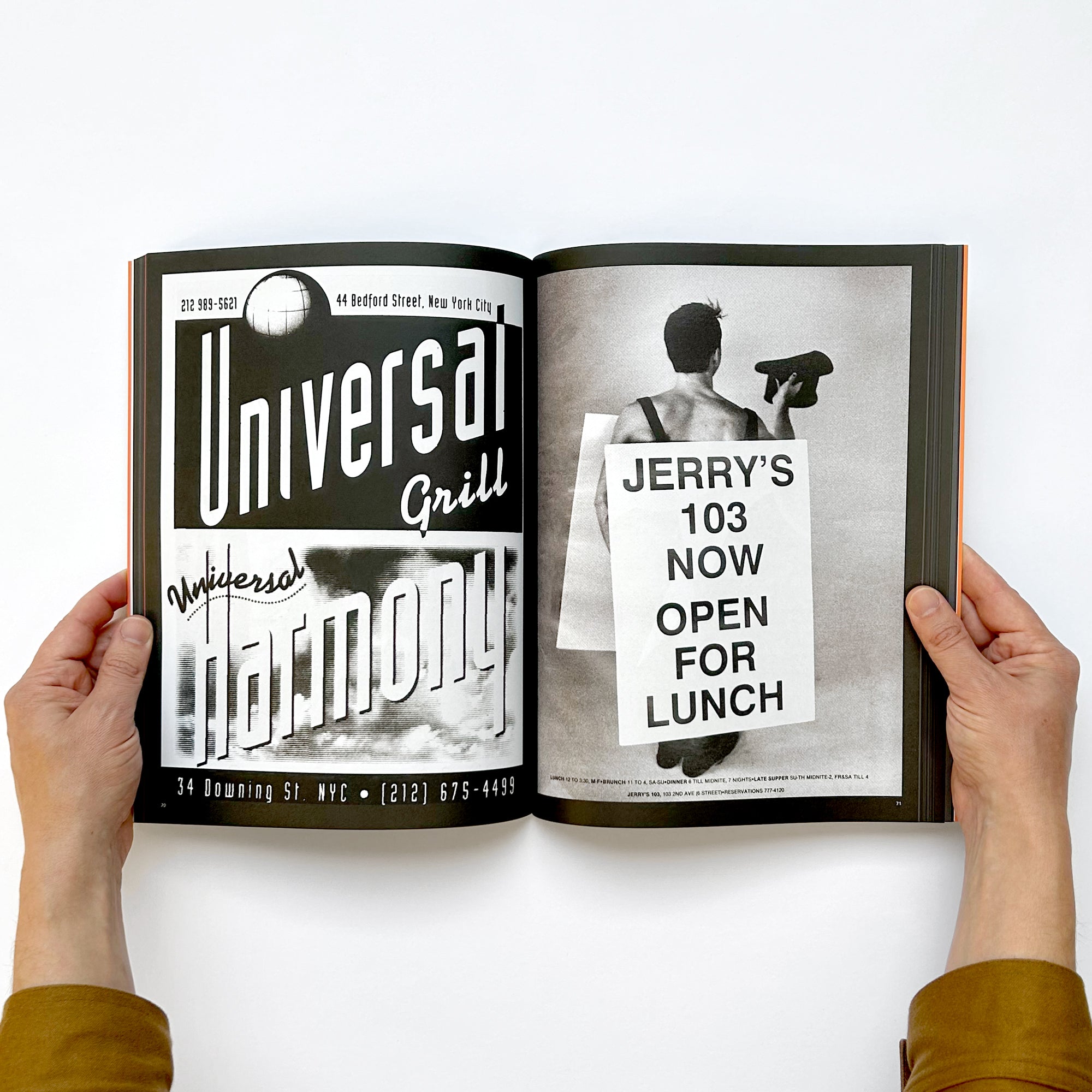 NYC Restaurant Ads, 1983-1998