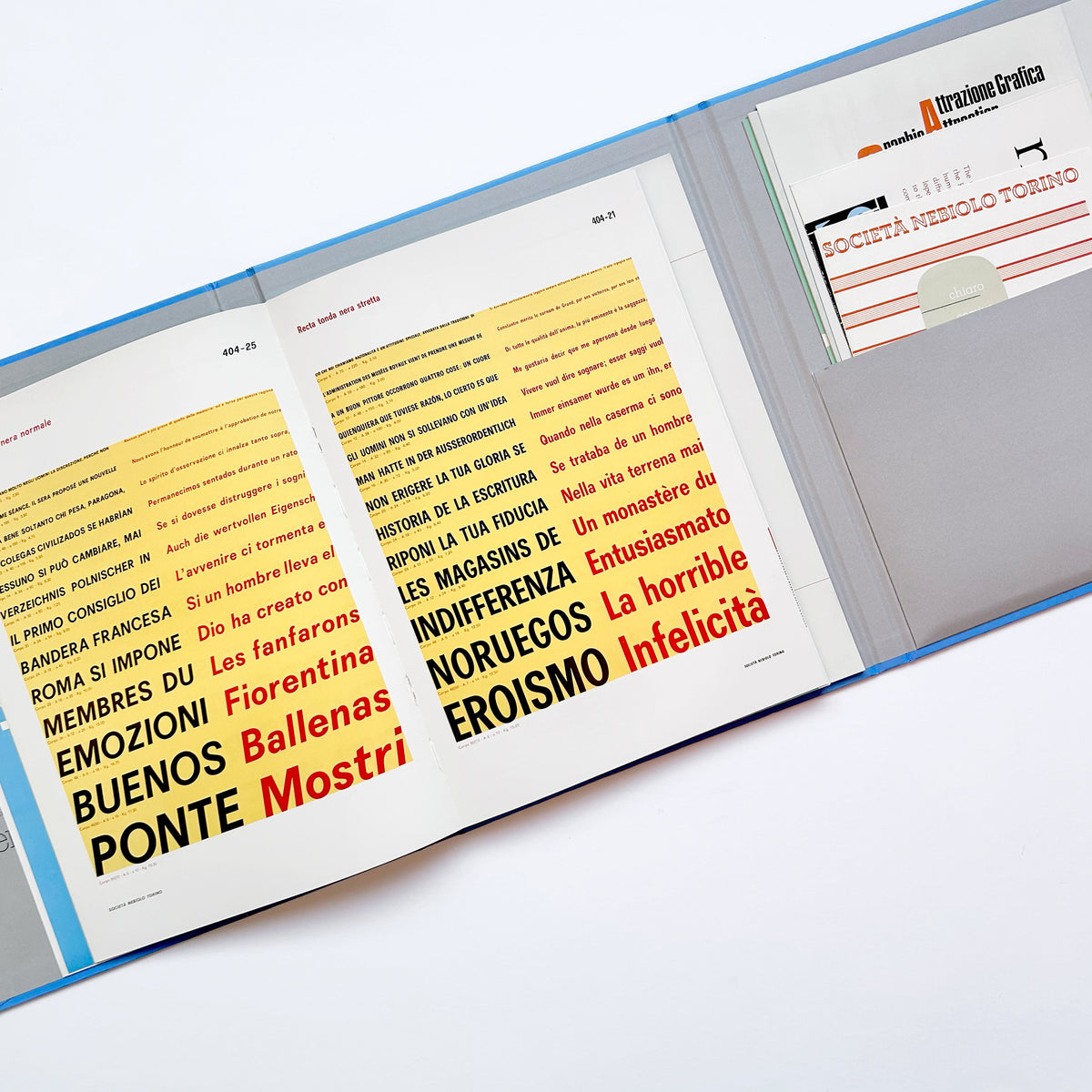 Type by Aldo Novarese: Collected Specimen Booklets