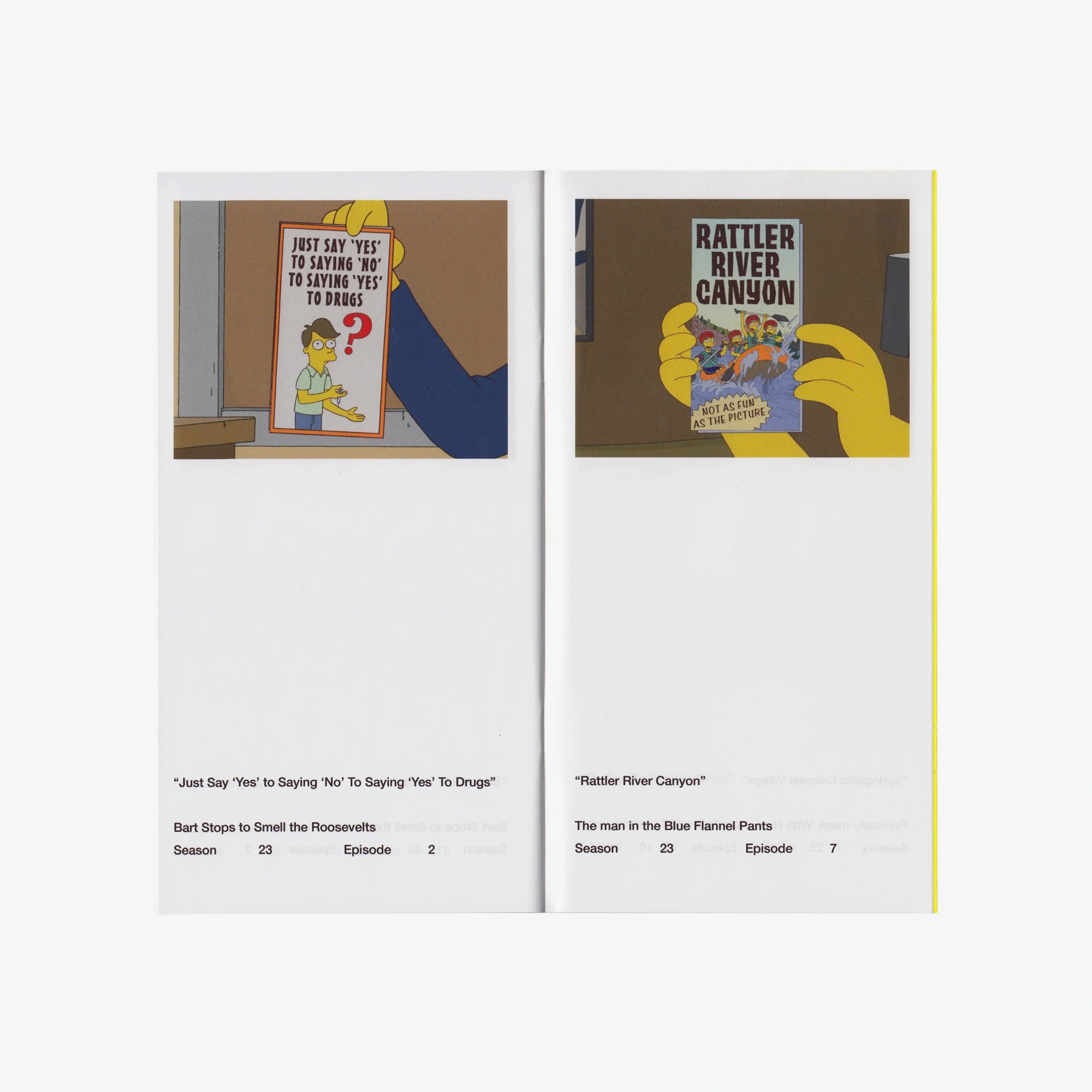 So You've Purchased a Simpsons Pamphlet Zine