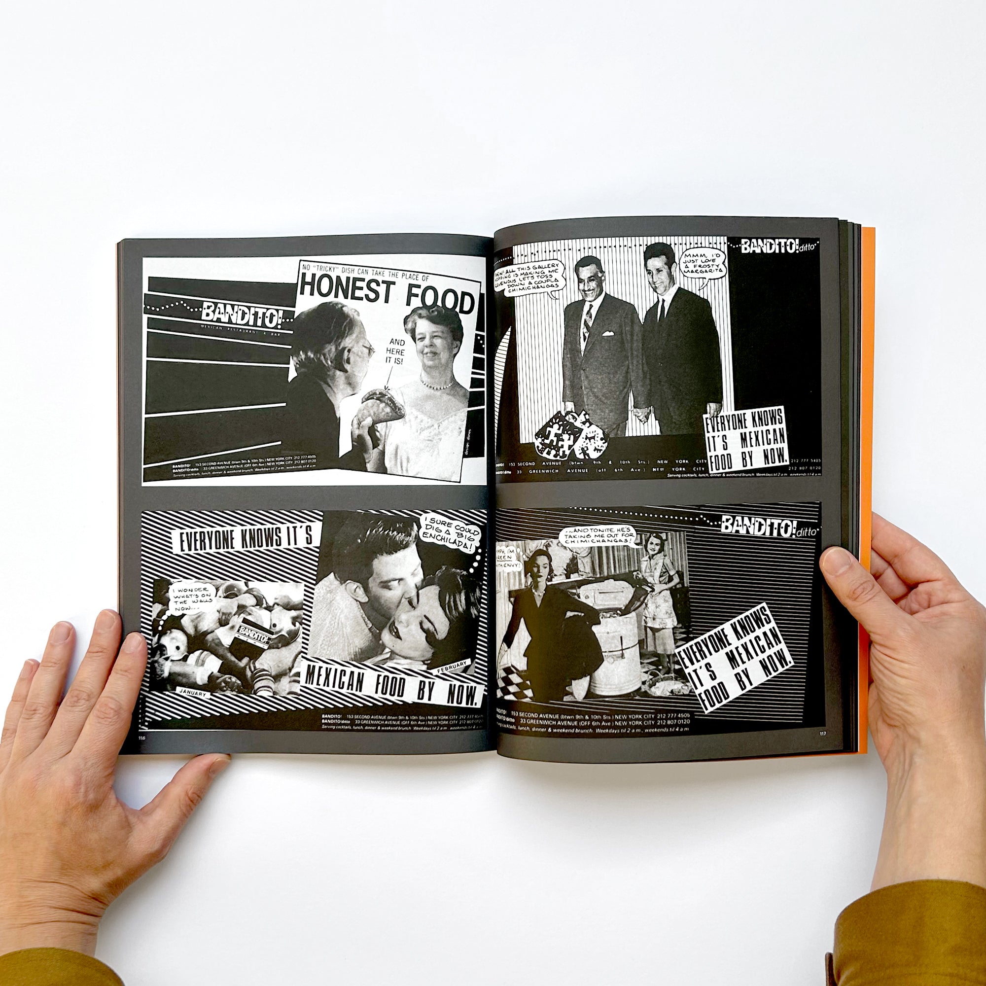 NYC Restaurant Ads, 1983-1998