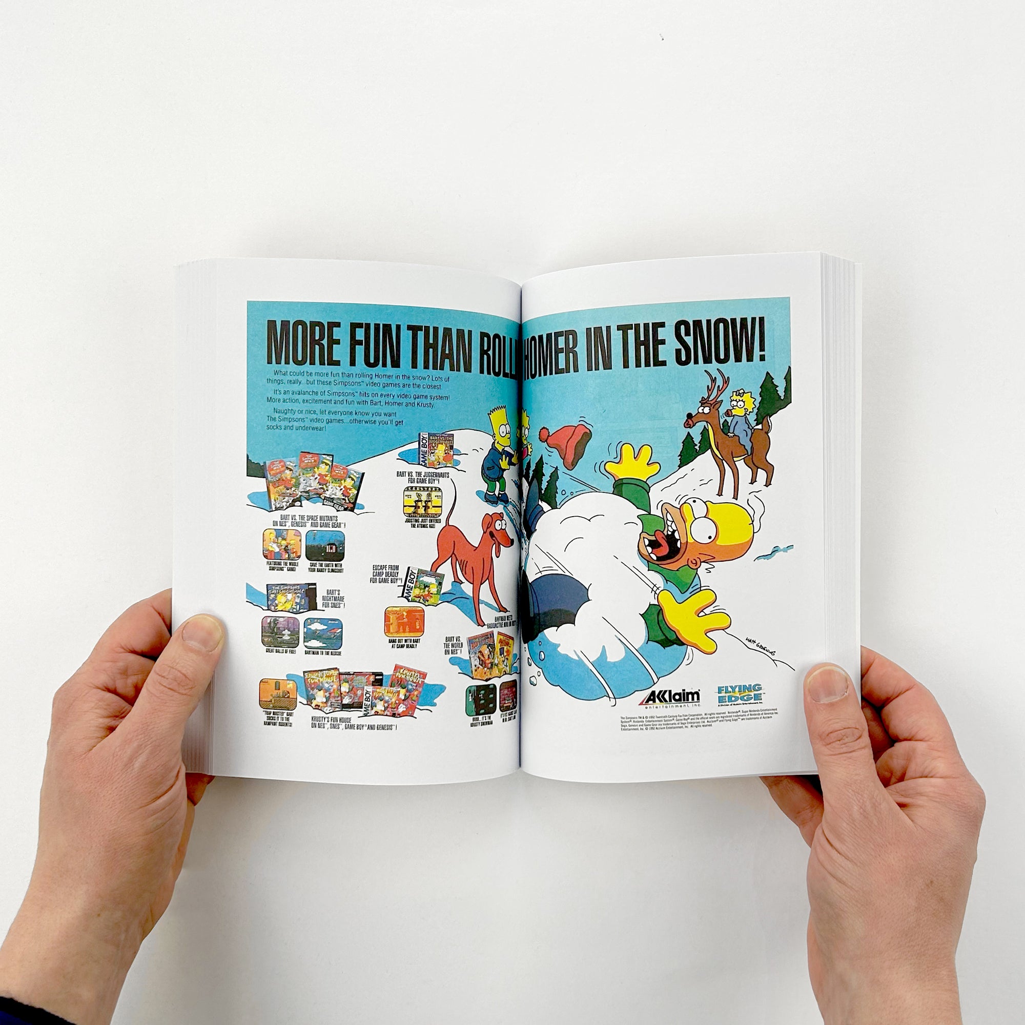 A Compendium of Print Advertising from The Simpsons