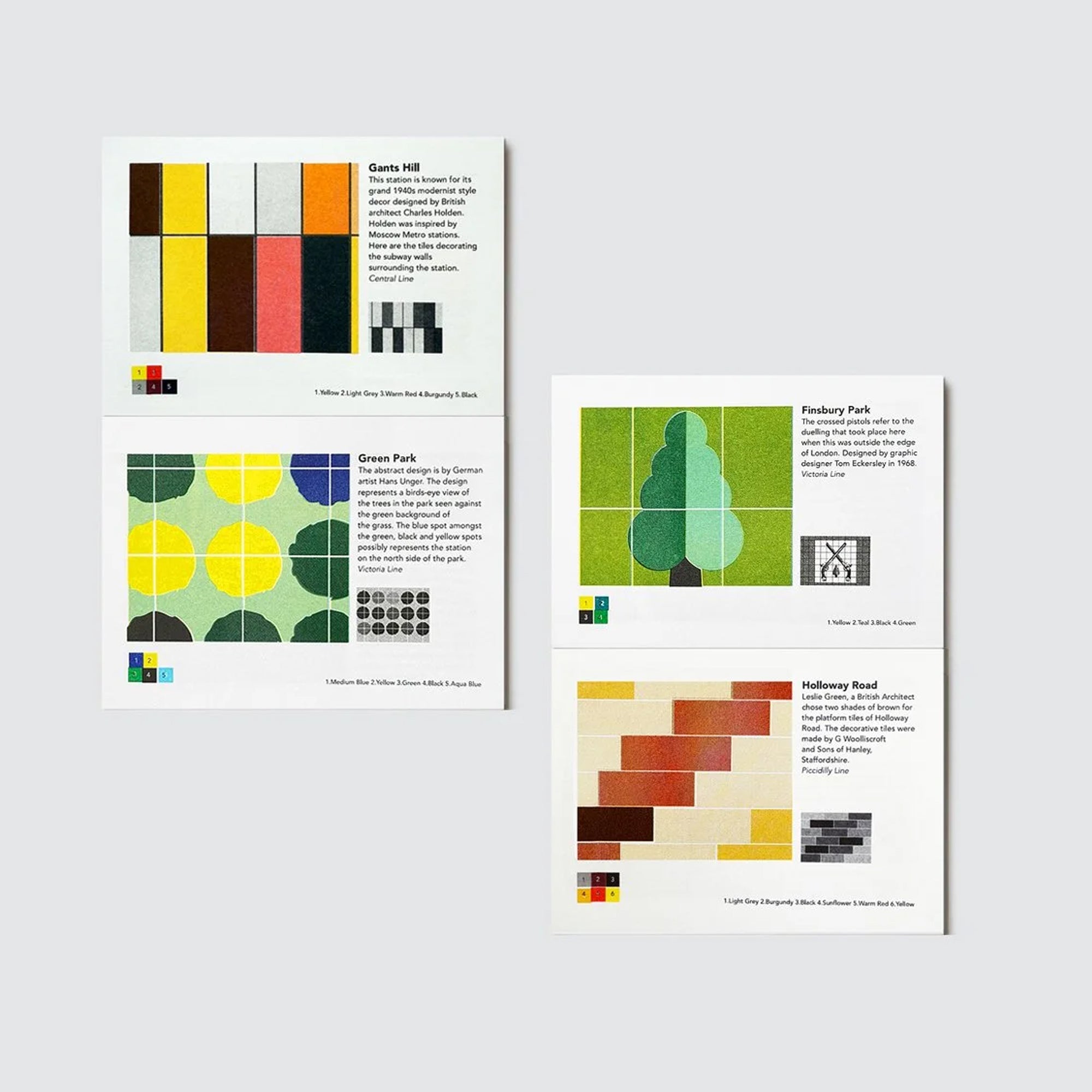 A Riso Study: LONDON TILES