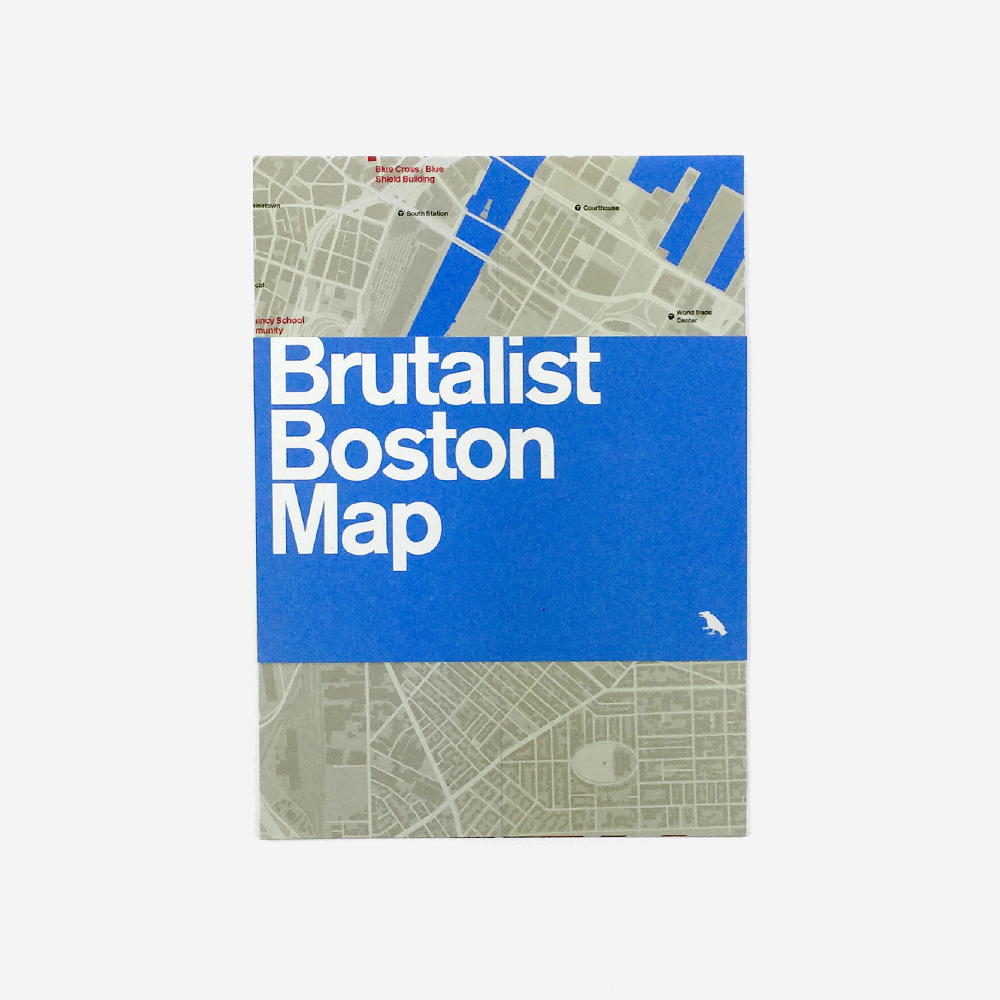Brutalist Boston Map