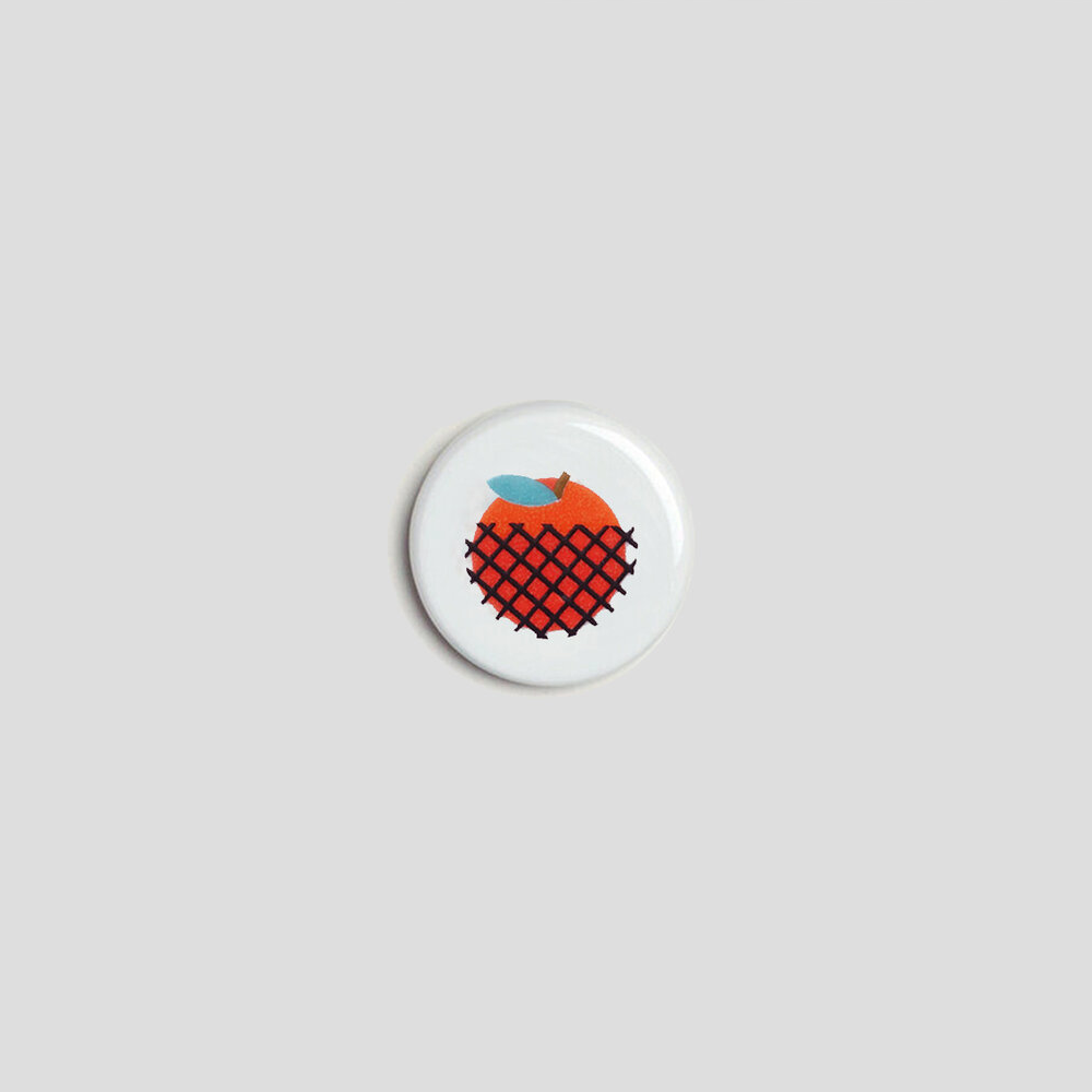 Fuji Apple Porcelain Pin