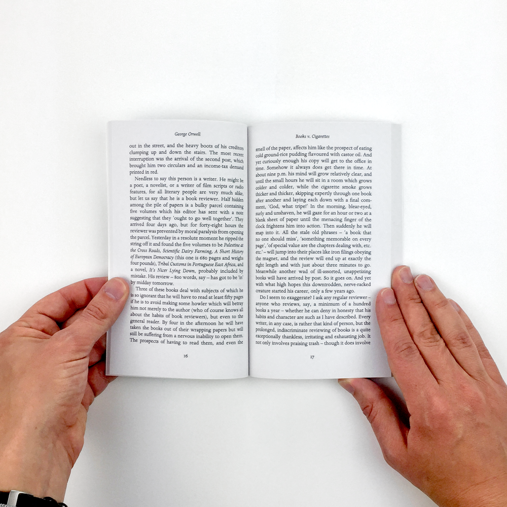 Books v. Cigarettes