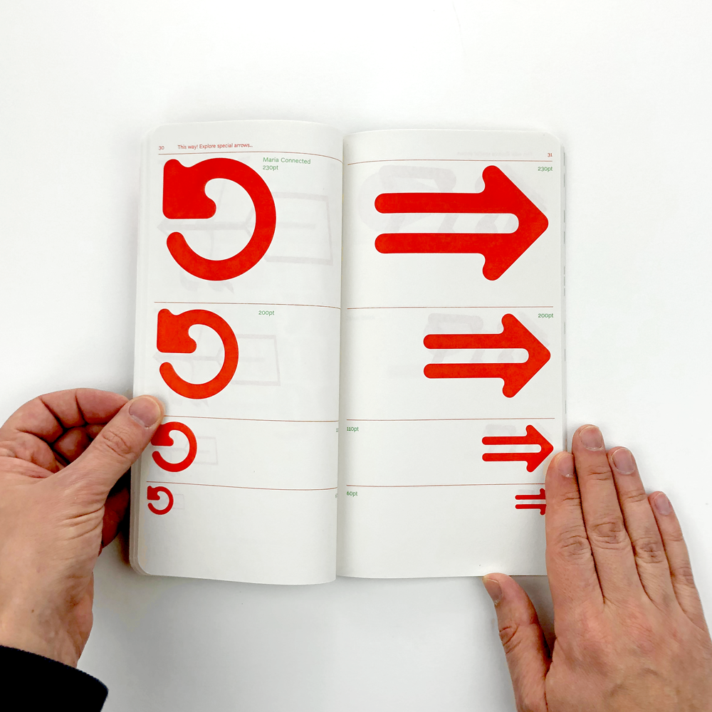 This Way! Type Specimen