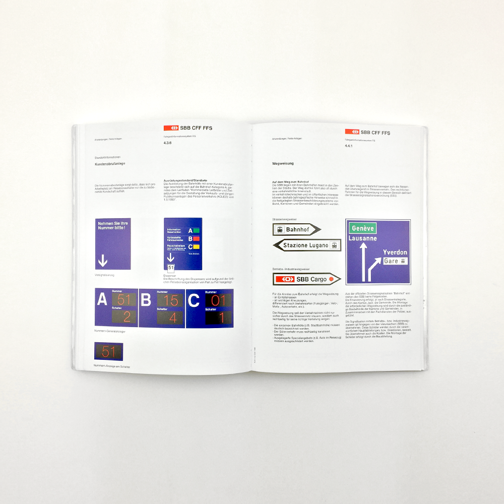 Passenger Information System: Design Manual for the Swiss Federal Railways